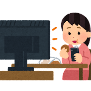 nagara_smartphone_tv_okashi_woman.png